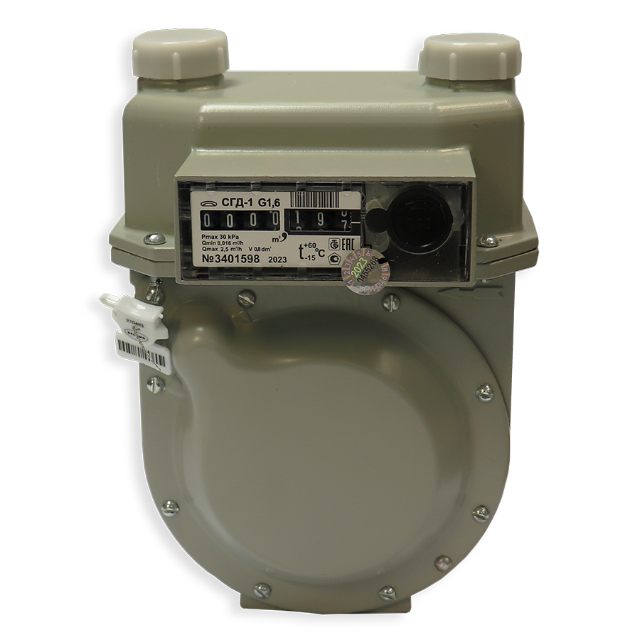 Счетчик газа СГД-1-2-1-G1,6 (правый) L=110