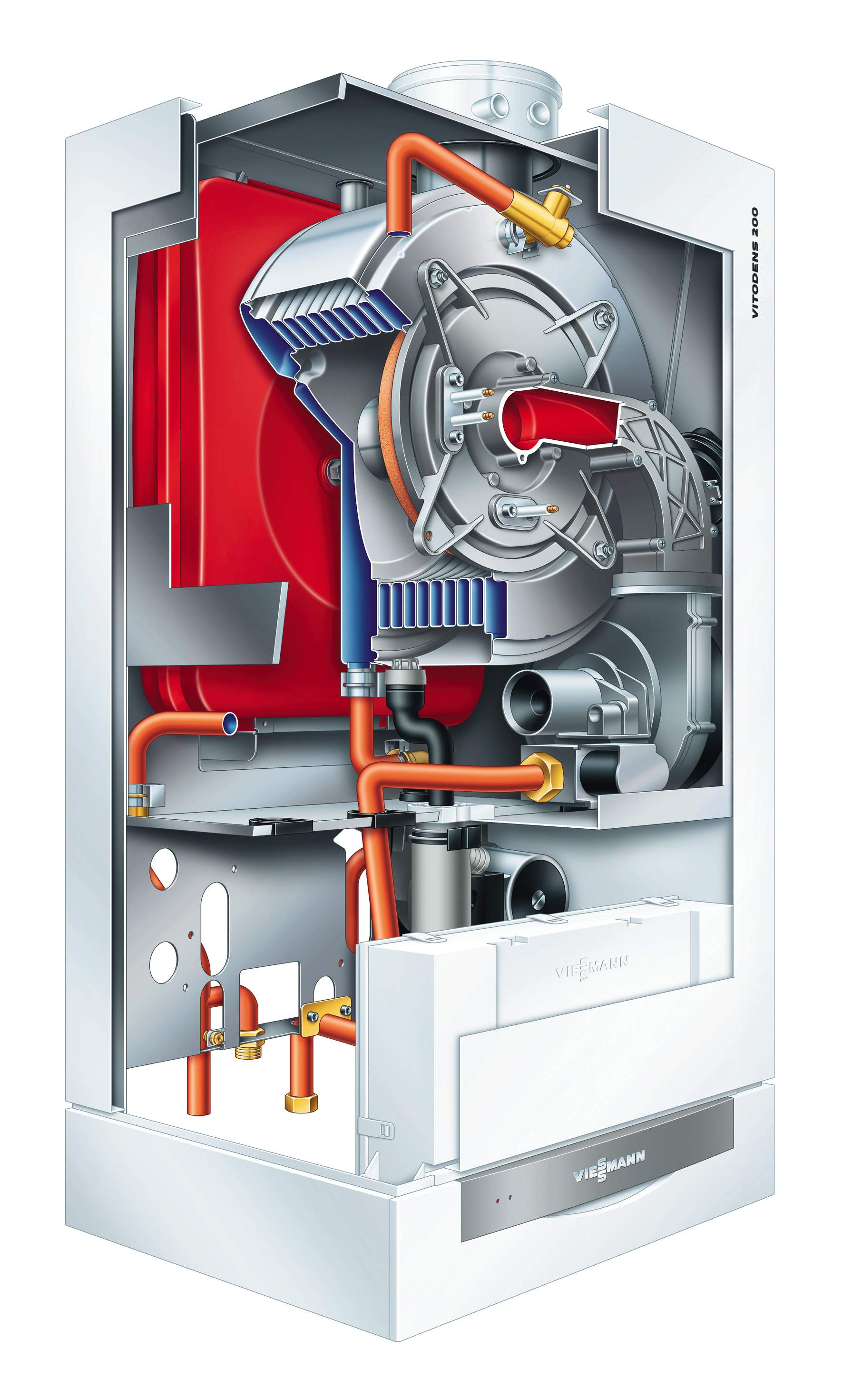 Конденсационный газовый котел Viessmann Vitodens 200 WB2C 60 (1 контурн.)