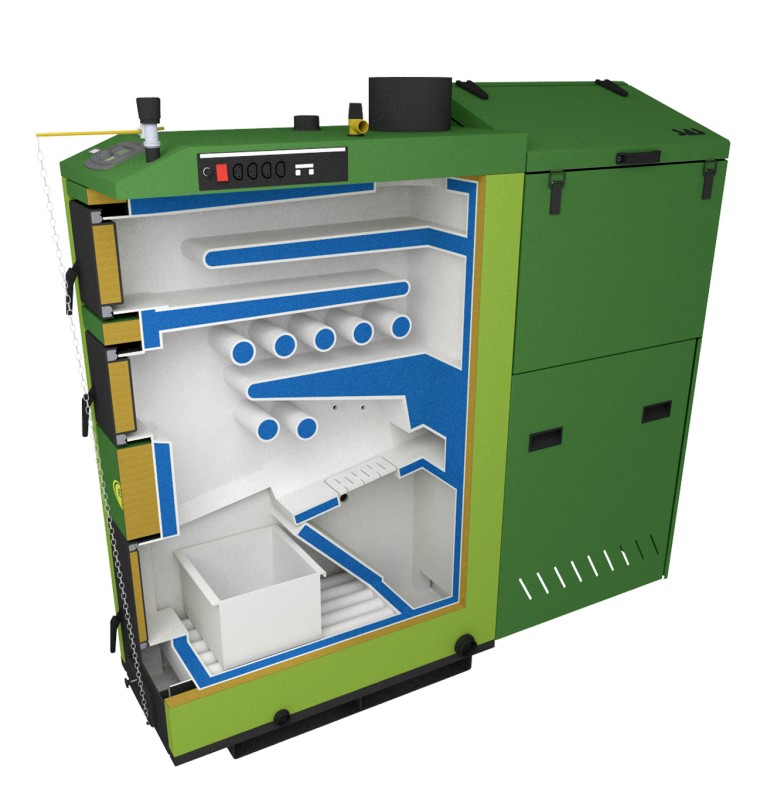 Твердотопливный котел SAS ECO 225