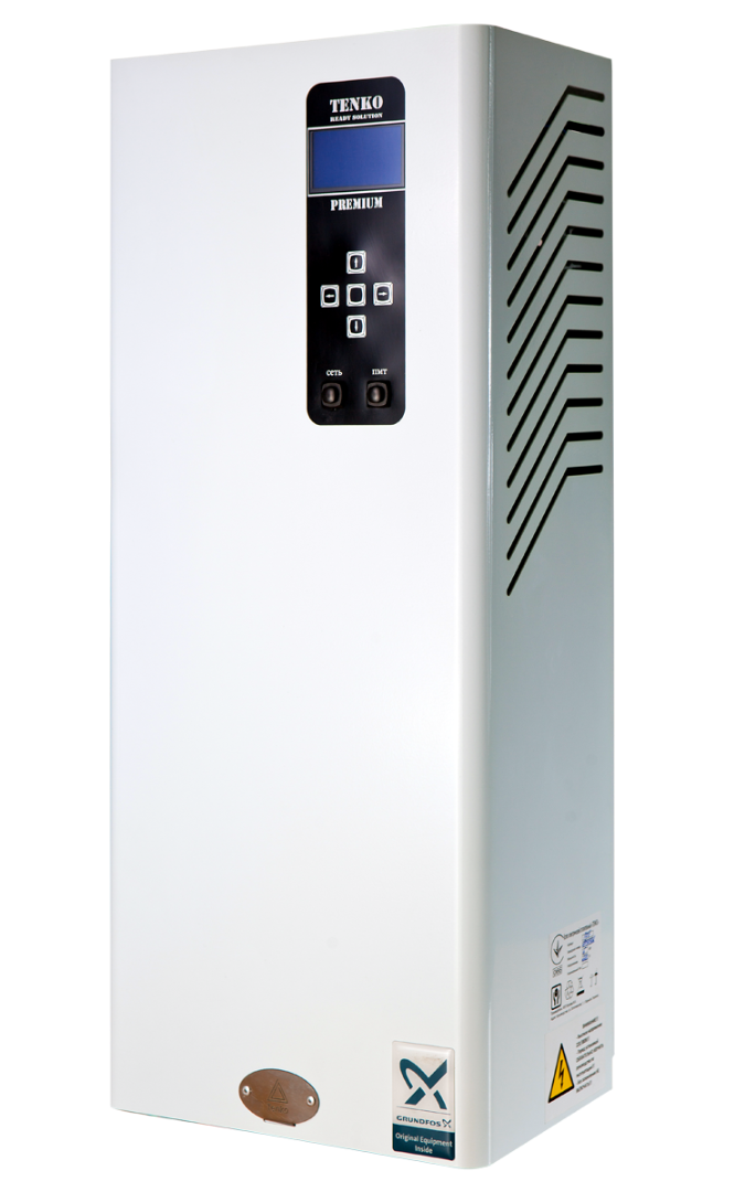 Электрический котел Tenko Премиум 7.5 кВт 220В (с насосом Grundfos)
