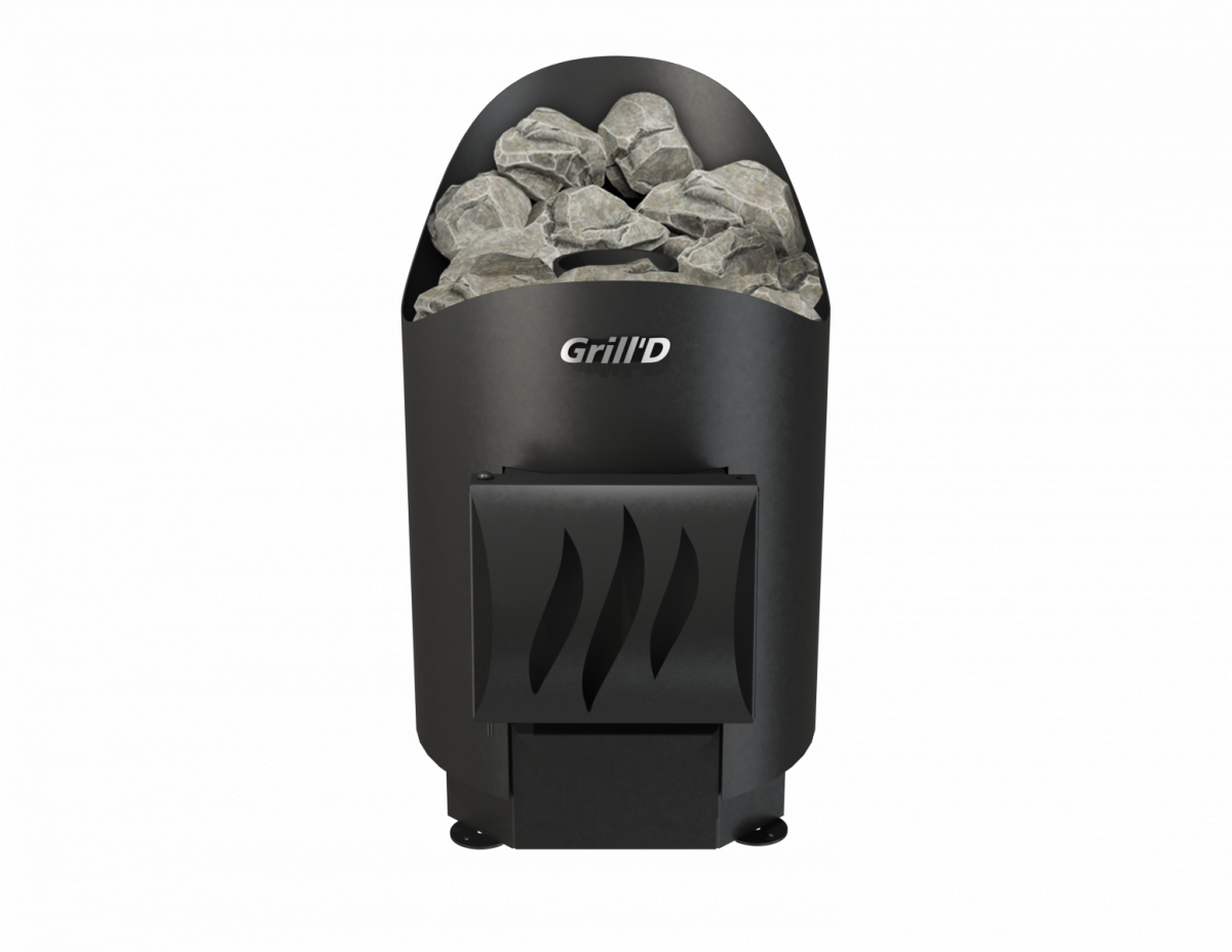 Банная печь Grill'D Aurora mini short black