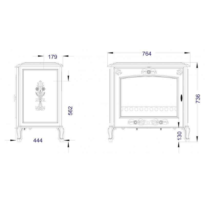 Чугунная печь Invicta Le Regent P917444